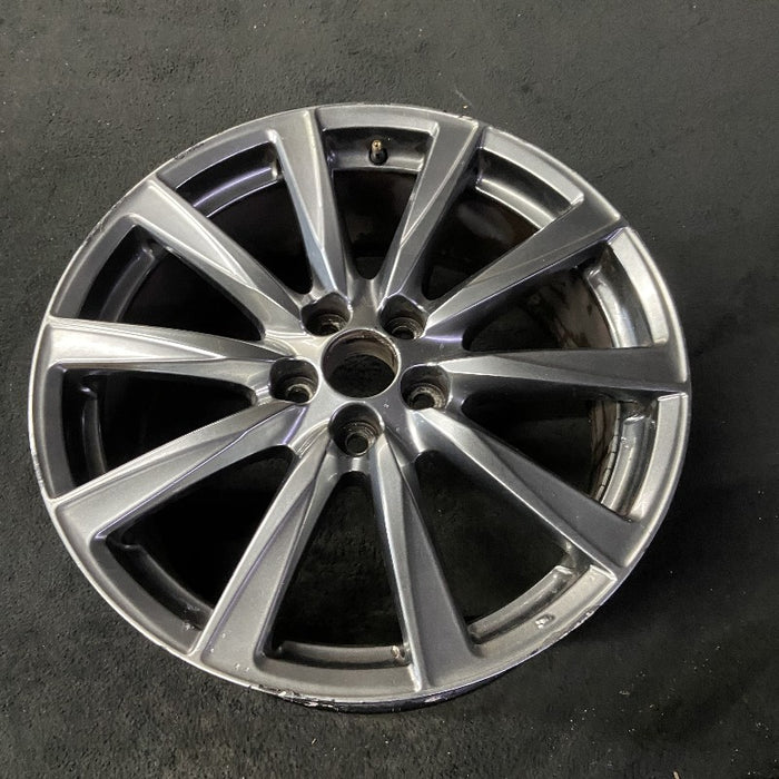 19" LEXUS IS-F 08-09 19x8 frt alloy 10 spoke L. w/o polished Original OEM Wheel - View 8
