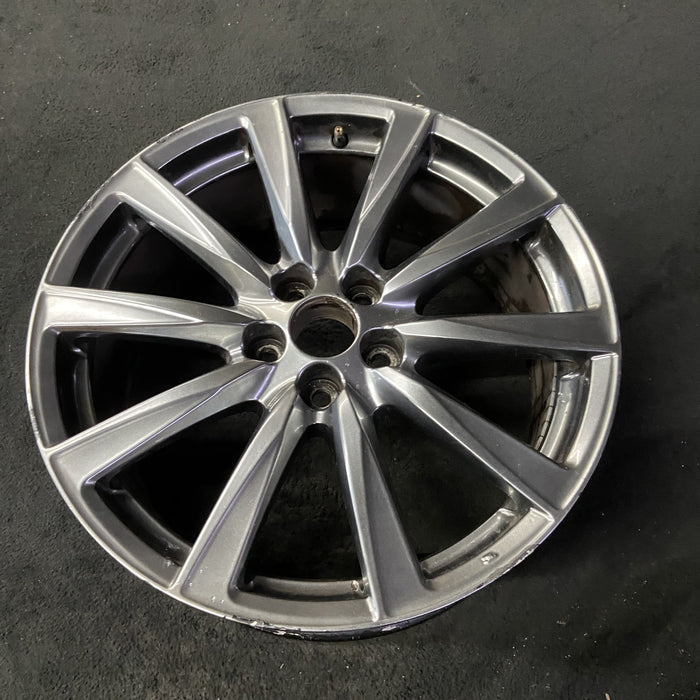19" LEXUS IS-F 08-09 19x8 , , L., w/o polished Original OEM Wheel Rim - Close-Up Detail