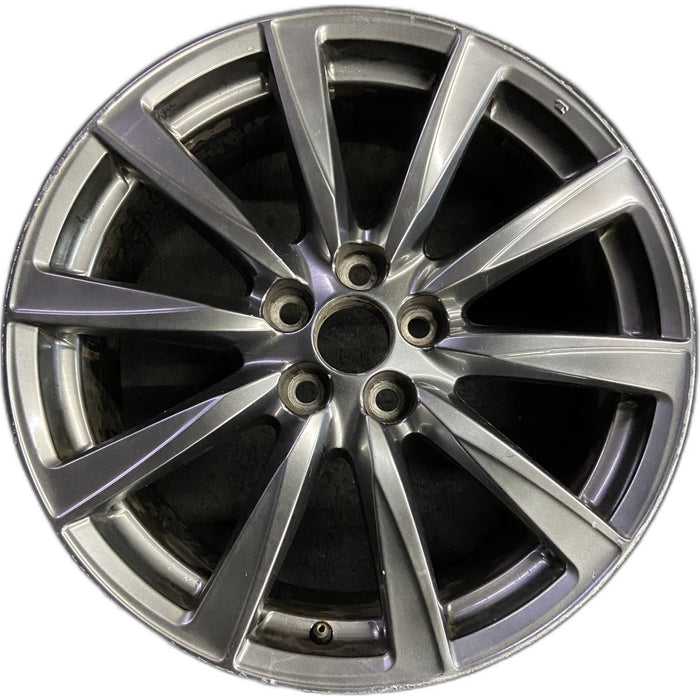 19" LEXUS IS-F 08-09 19x8 , , L., w/o polished Original OEM Wheel Rim - Front View