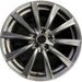 19" LEXUS IS-F 08-09 19x8 , , L., w/o polished Original OEM Wheel Rim - Front View