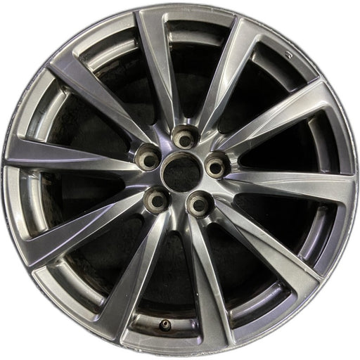 19" LEXUS IS-F 08-09 19x8 frt alloy 10 spoke L. w/o polished Original OEM Wheel - Front View