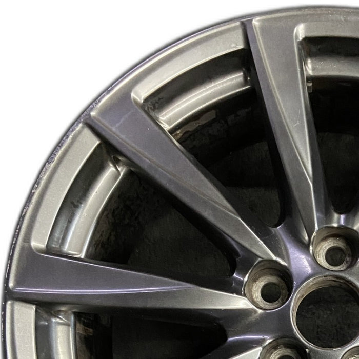 19" LEXUS IS-F 08-09 19x8 frt alloy 10 spoke L. w/o polished Original OEM Wheel - Angle View