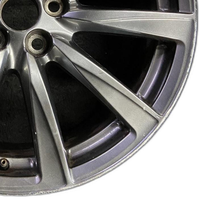 19" LEXUS IS-F 08-09 19x8 frt alloy 10 spoke L. w/o polished Original OEM Wheel - Close-Up Detail