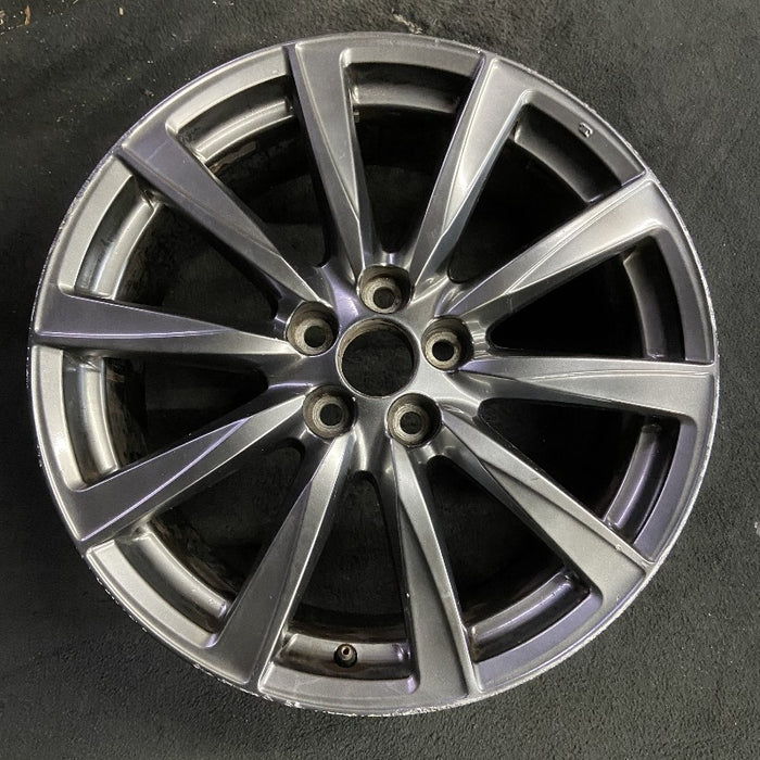 19" LEXUS IS-F 08-09 19x8 frt alloy 10 spoke L. w/o polished Original OEM Wheel - Additional View