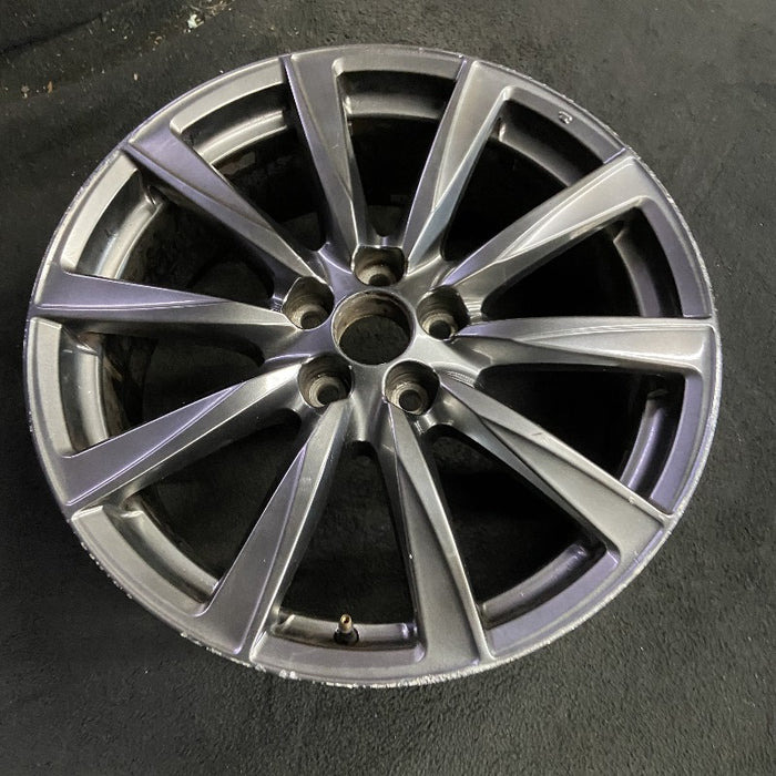 19" LEXUS IS-F 08-09 19x8 frt alloy 10 spoke L. w/o polished Original OEM Wheel - View 7