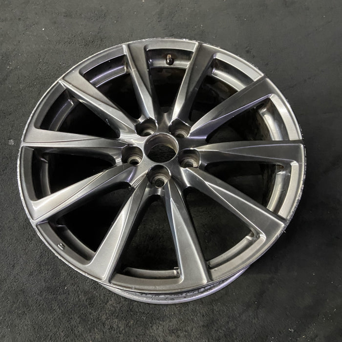 19" LEXUS IS-F 08-09 19x8 , , L., w/o polished Original OEM Wheel Rim - Close-Up Detail