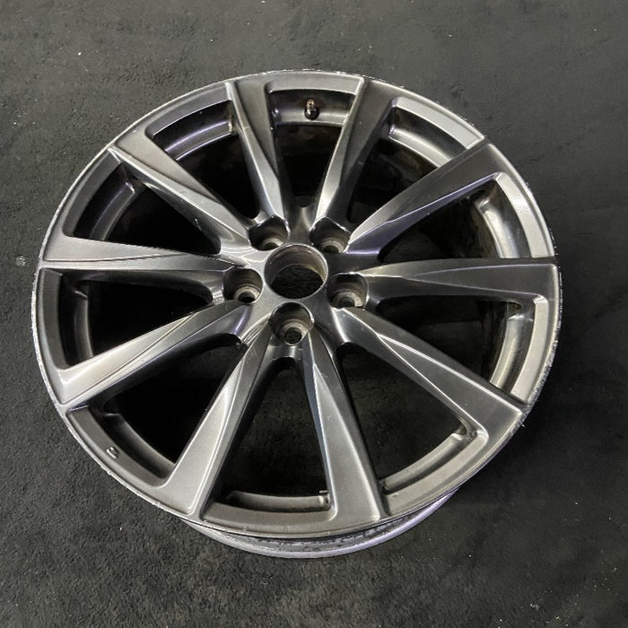 19" LEXUS IS-F 08-09 19x8 frt alloy 10 spoke L. w/o polished Original OEM Wheel - View 8