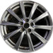 19" LEXUS IS-F 08-09 19x8 frt alloy 10 spoke L. w/o polished Original OEM Wheel - Front View