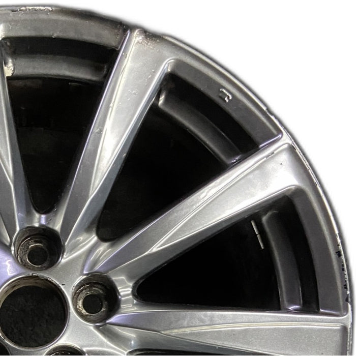 19" LEXUS IS-F 08-09 19x8 frt alloy 10 spoke L. w/o polished Original OEM Wheel - Side Profile