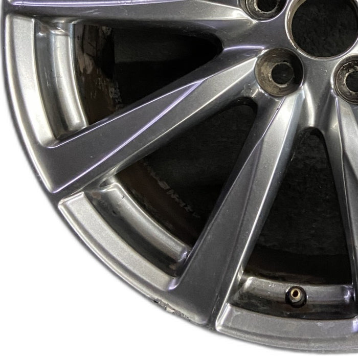 19" LEXUS IS-F 08-09 19x8 frt alloy 10 spoke L. w/o polished Original OEM Wheel - Back View