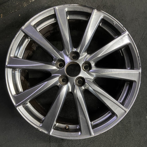 19" LEXUS IS-F 08-09 19x8 , , L., w/o polished Original OEM Wheel Rim - Angle View