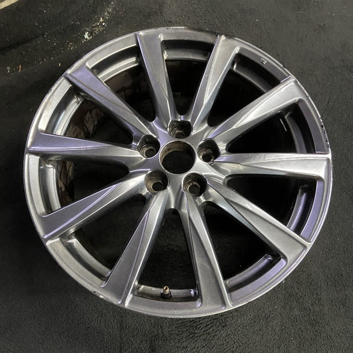 19" LEXUS IS-F 08-09 19x8 frt alloy 10 spoke L. w/o polished Original OEM Wheel - View 7