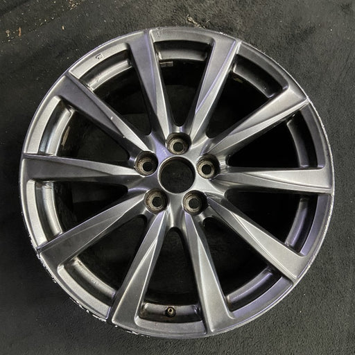 19" LEXUS IS-F 08-09 19x8 frt alloy 10 spoke L. w/o polished Original OEM Wheel - Front View