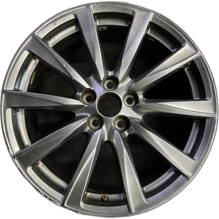19" LEXUS IS-F 08-09 19x8 , , L., w/o polished Original OEM Wheel Rim - Front View