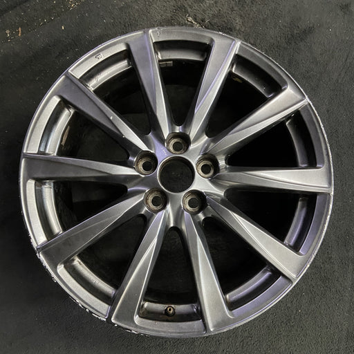 19" LEXUS IS-F 08-09 19x8 , , L., w/o polished Original OEM Wheel Rim - Angle View