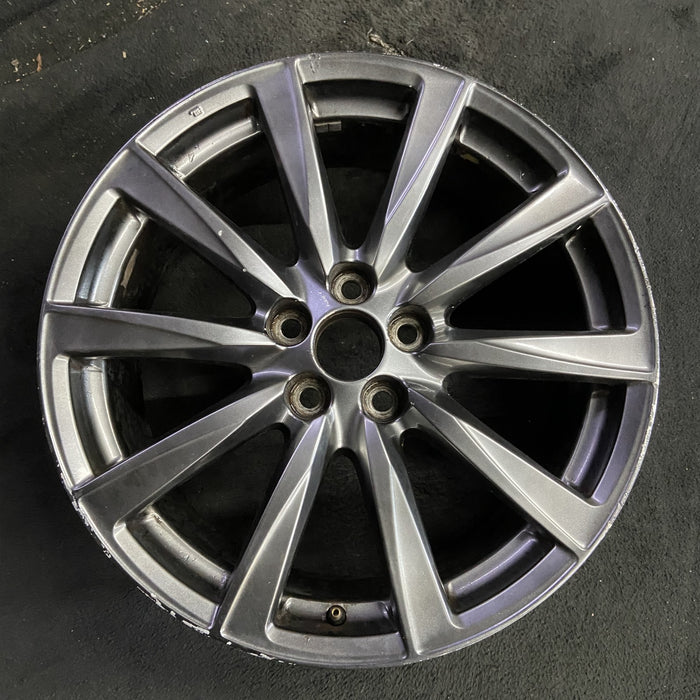 19" LEXUS IS-F 08-09 19x8 , , L., w/o polished Original OEM Wheel Rim - Angle View