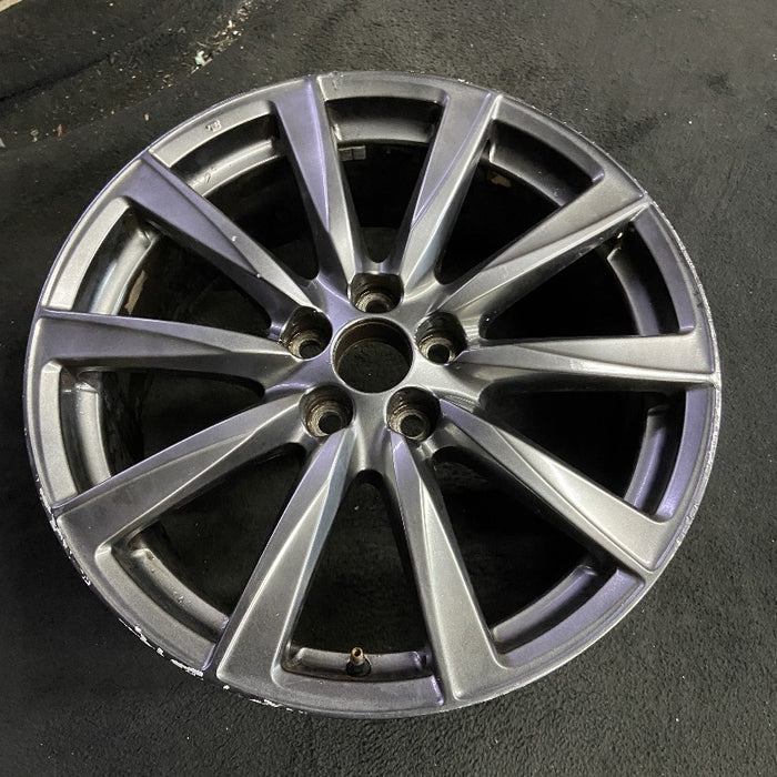 19" LEXUS IS-F 08-09 19x8 frt alloy 10 spoke L. w/o polished Original OEM Wheel - View 7