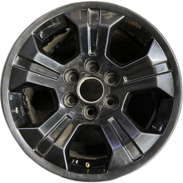 18" SIERRA 1500 PICKUP 16-18 18x8.5, 5 spoke Original OEM Wheel Rim - Front View