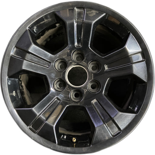 18" SIERRA 1500 PICKUP 16-18 18x8.5, 5 spoke Original OEM Wheel Rim - Front View