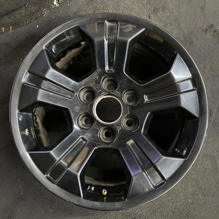 18" SIERRA 1500 PICKUP 16-18 18x8.5, 5 spoke Original OEM Wheel Rim - Angle View