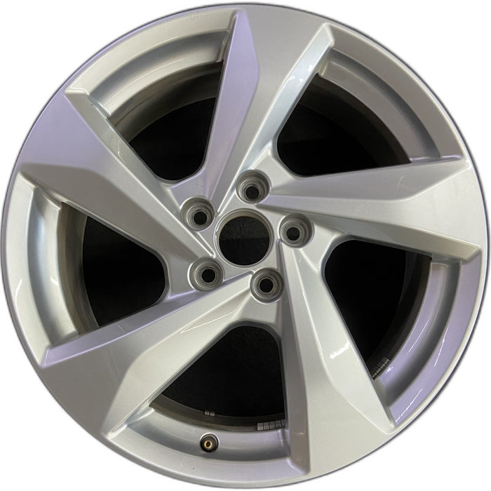 18" AUDI Q3 19-23 18x7 , , angled spoke Original OEM Wheel Rim - Front View