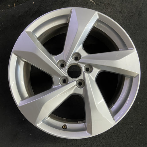 18" AUDI Q3 19-23 18x7 , , angled spoke Original OEM Wheel Rim - Angle View