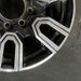 20" SIERRA 2500 PICKUP 20 20x8.5 12 spoke machined face accents black opt PYU - Back View