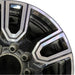 20" SIERRA 2500 PICKUP 20 20x8.5 12 spoke machined face accents black opt PYU - Side Profile