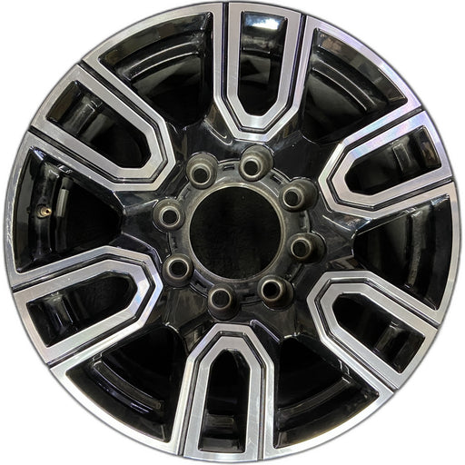 20" SIERRA 2500 PICKUP 20 20x8.5, 12 spoke , black Original OEM Wheel Rim - Front View