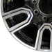 20" SIERRA 2500 PICKUP 20 20x8.5 12 spoke machined face accents black opt PYU - Back View