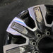 20" SIERRA 2500 PICKUP 24 20x8.5 8 spoke raised spoke machined with black - Side Profile