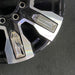 20" SIERRA 2500 PICKUP 24 20x8.5 8 spoke raised spoke machined with black - Back View