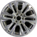 20" SIERRA 1500 PICKUP 19 , 20x9, 12 spoke, V spoke, opt RTL Original OEM Wheel - Front View