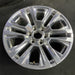 20" SIERRA 1500 PICKUP 19 , 20x9, 12 spoke, V spoke, opt RTL Original OEM Wheel - Side Profile