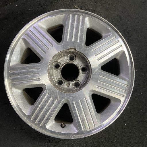 17" AVIATOR 03 17x7.5 aluminum 7 spoke machined Original OEM Wheel Rim - Front View