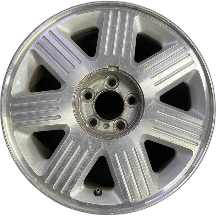 17" AVIATOR 03 , 7 spoke, machined Original OEM Wheel Rim - Front View