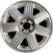 17" AVIATOR 03 , 7 spoke, machined Original OEM Wheel Rim - Front View