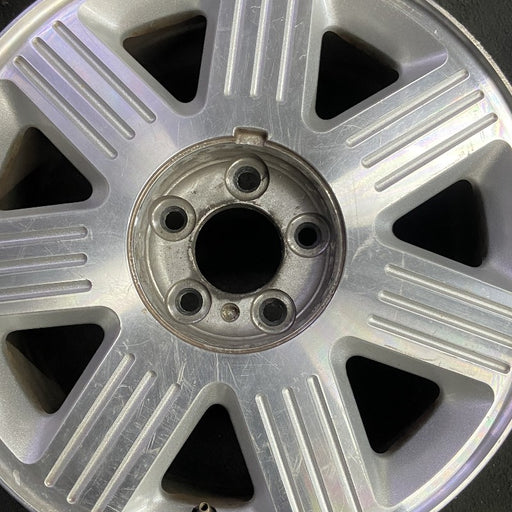 17" AVIATOR 03 17x7.5 aluminum 7 spoke machined Original OEM Wheel Rim - Angle View