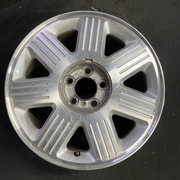 17" AVIATOR 03 , 7 spoke, machined Original OEM Wheel Rim - Angle View