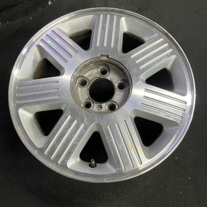 17" AVIATOR 03 , 7 spoke, machined Original OEM Wheel Rim - Side Profile