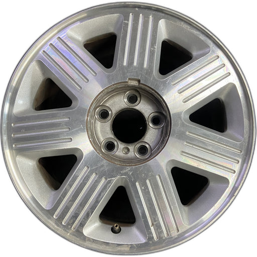17" AVIATOR 03 , 7 spoke, machined Original OEM Wheel Rim - Front View