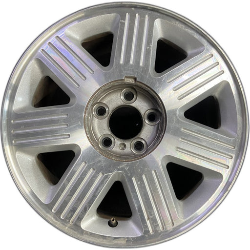 17" AVIATOR 03 17x7.5 aluminum 7 spoke machined Original OEM Wheel Rim - Front View