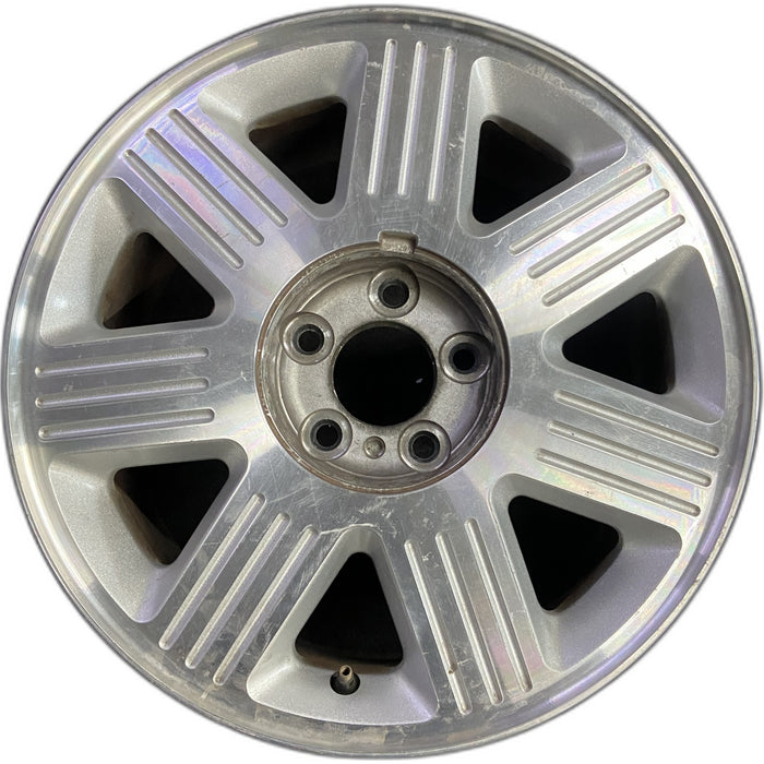 17" AVIATOR 03 , 7 spoke, machined Original OEM Wheel Rim - Front View