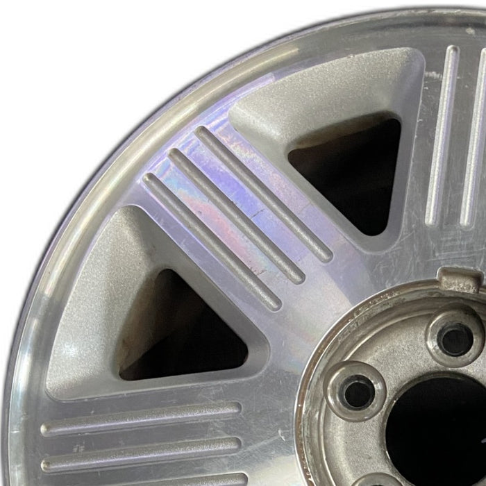 17" AVIATOR 03 17x7.5 aluminum 7 spoke machined Original OEM Wheel Rim - Angle View