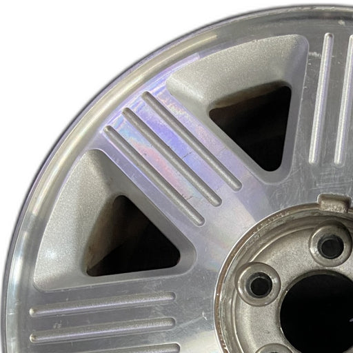 17" AVIATOR 03 17x7.5 aluminum 7 spoke machined Original OEM Wheel Rim - Angle View