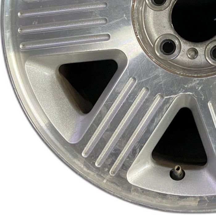 17" AVIATOR 03 17x7.5 aluminum 7 spoke machined Original OEM Wheel Rim - Back View