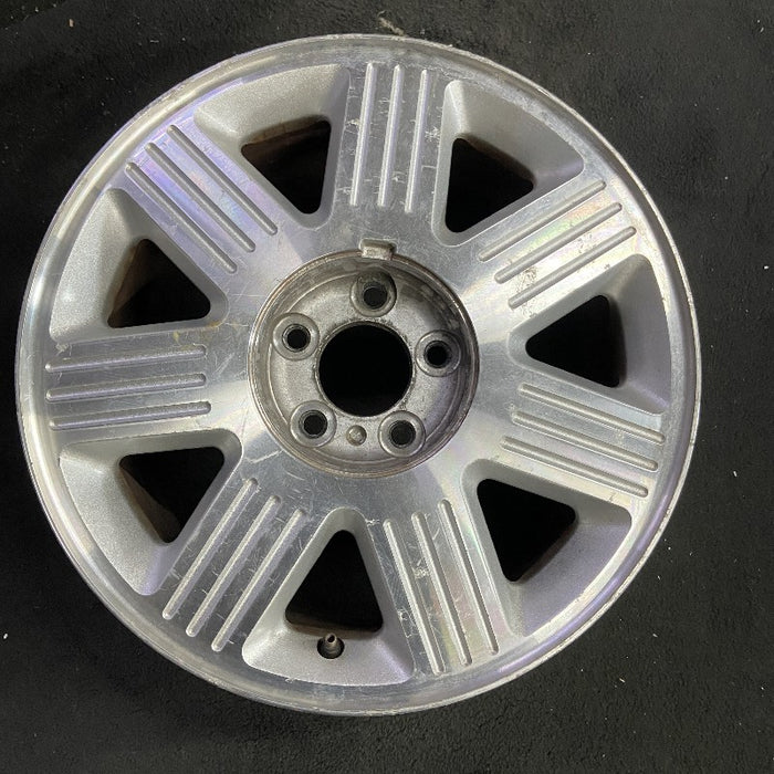 17" AVIATOR 03 17x7.5 aluminum 7 spoke machined Original OEM Wheel Rim - Front View