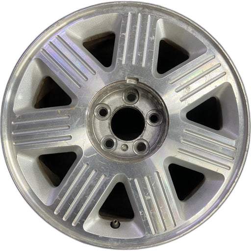 17" AVIATOR 03 , 7 spoke, machined Original OEM Wheel Rim - Front View
