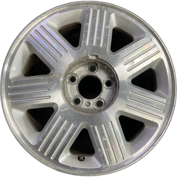 17" AVIATOR 03 , 7 spoke, machined Original OEM Wheel Rim - Front View