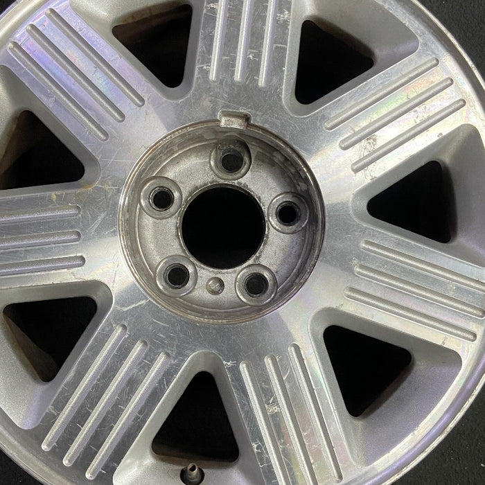 17" AVIATOR 03 17x7.5 aluminum 7 spoke machined Original OEM Wheel Rim - Angle View